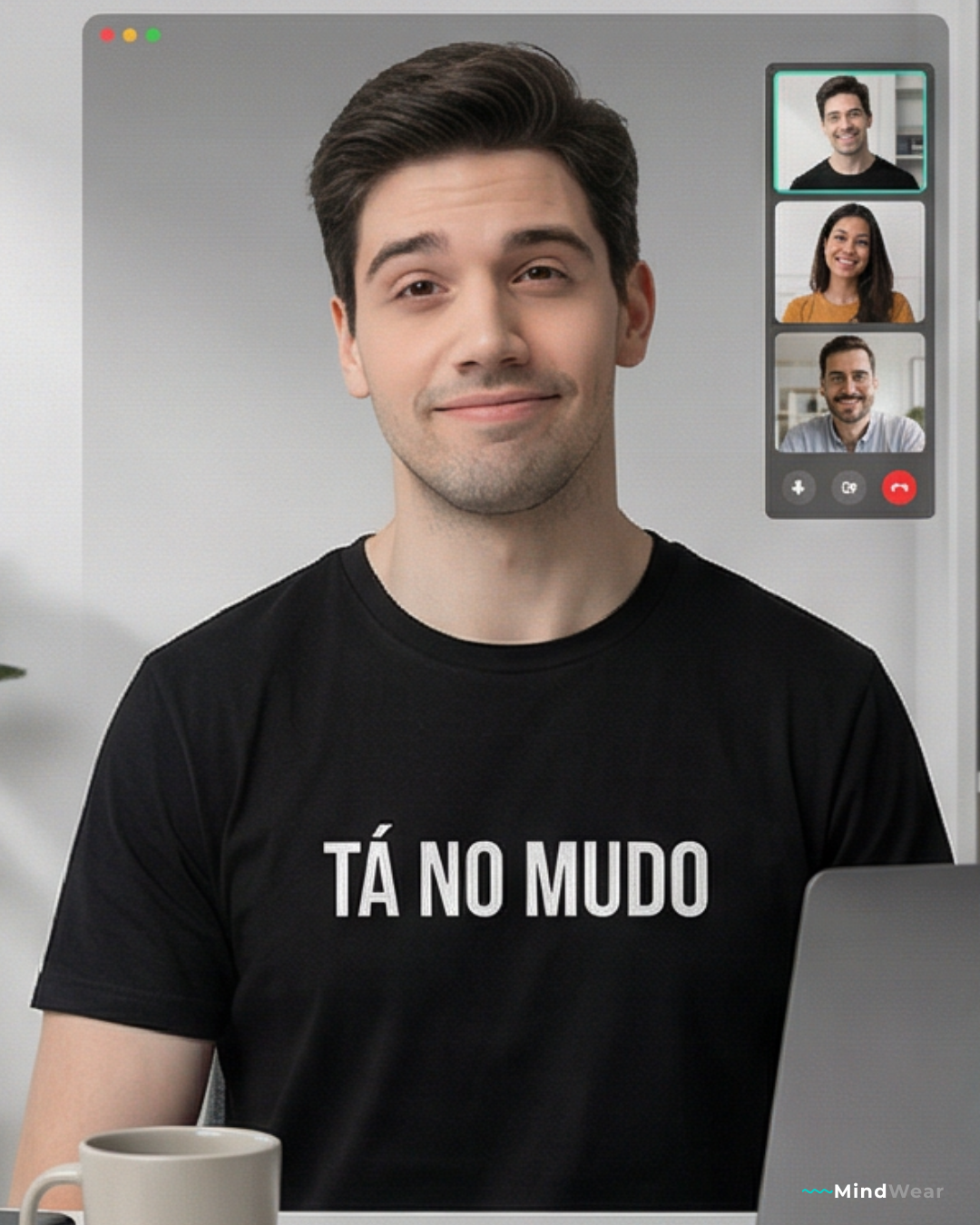 CAMISETA PREMIUM "Tá no Mudo"